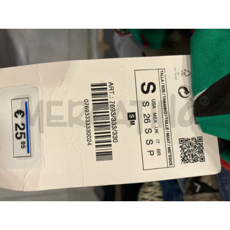 CAMICIA D ZARA VE FIORI RS CARTELL  | Mercatino dell'Usato Roma eur 3