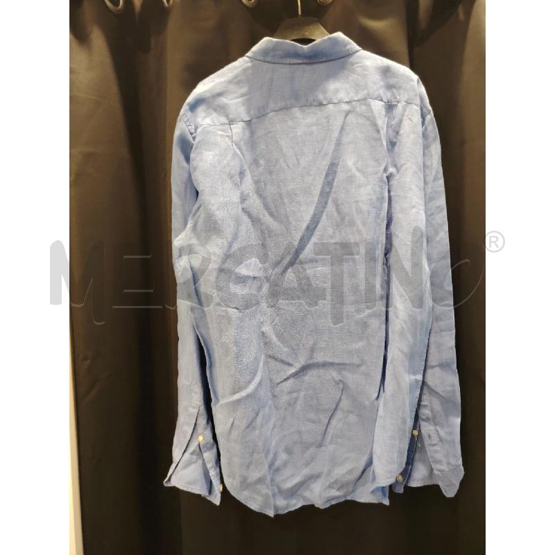 CAMICIA UOMO LACOSTE BLU LINO | Mercatino dell'Usato Roma eur 3