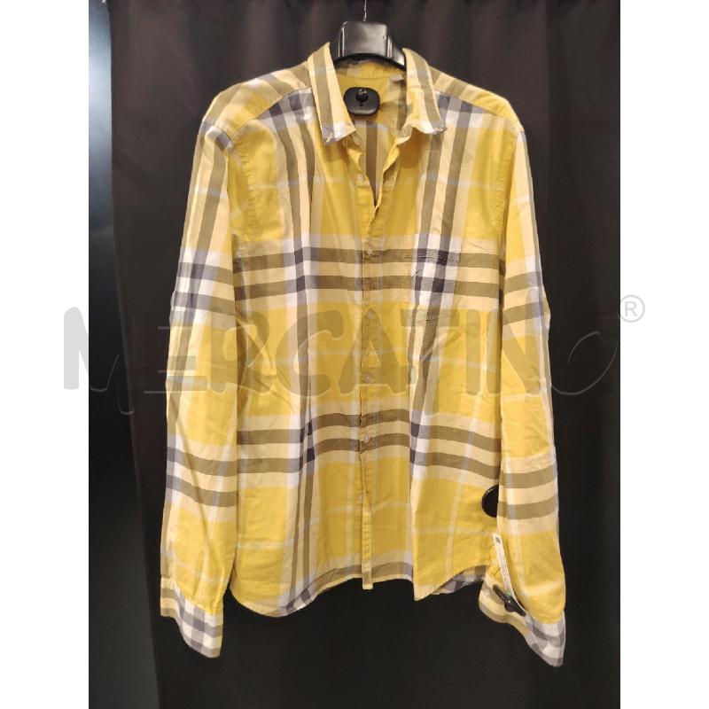 CAMICIA U BURBERRY GIA SCACCHI BLU | Mercatino dell'Usato Roma eur 1