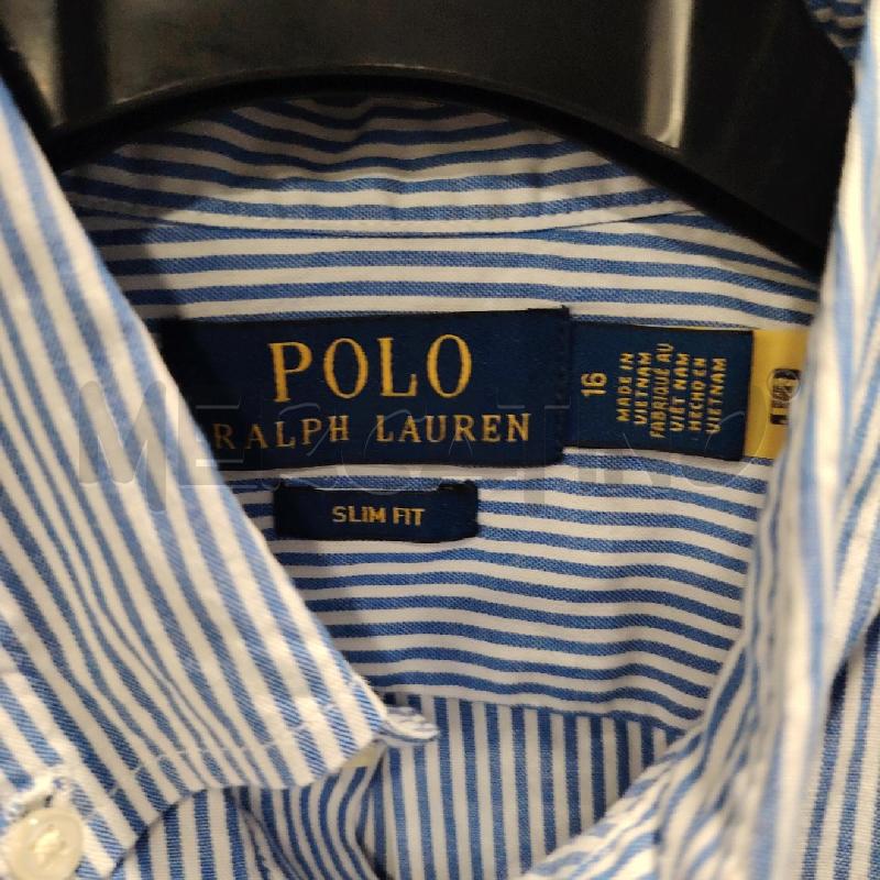 CAMICIA U RALPU LAUREN RIGHE BIA AZZ | Mercatino dell'Usato Roma eur 2