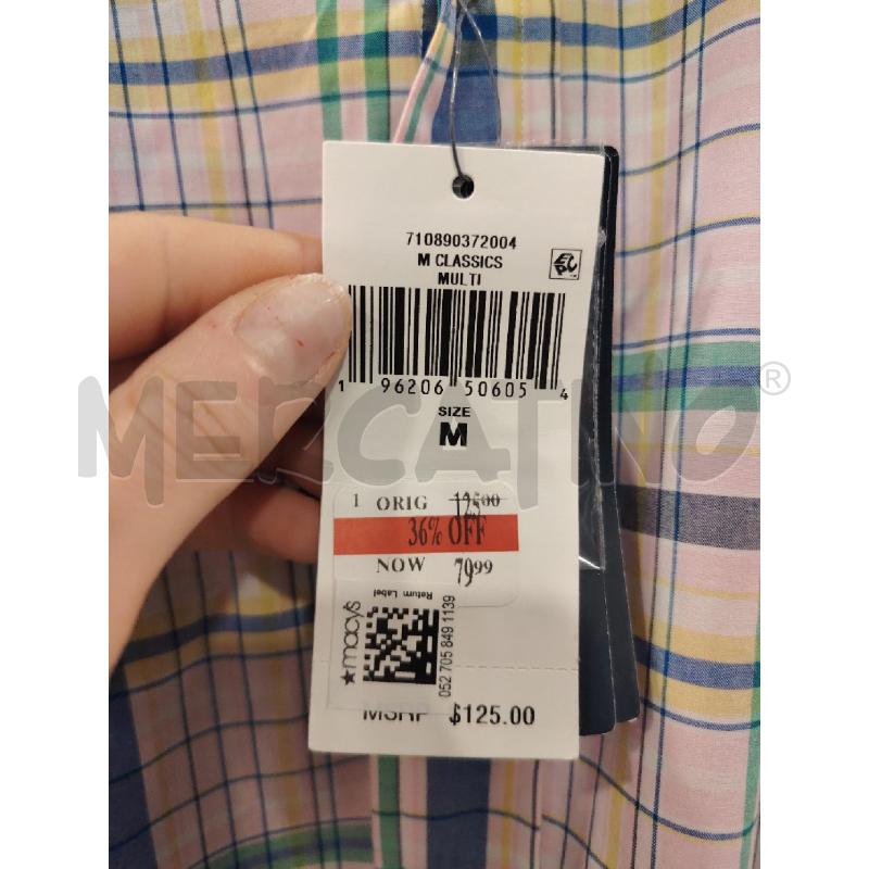 CAMICIA  U RALPH LAUREN QUADRETT BLU RS VE CARTELL | Mercatino dell'Usato Roma eur 2