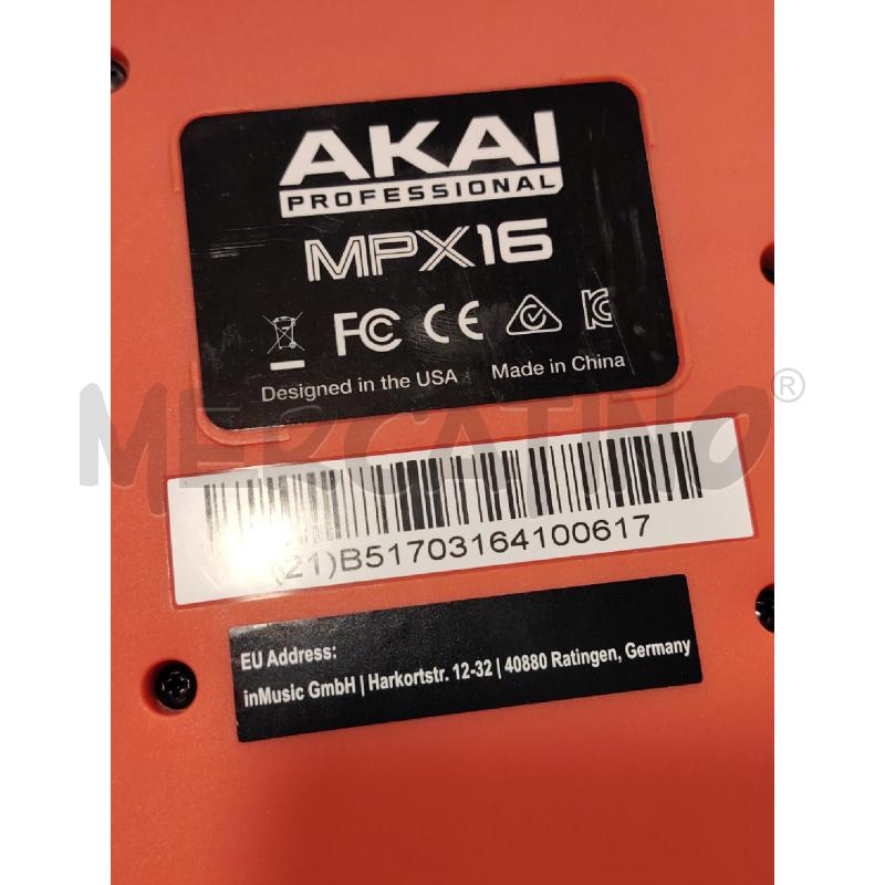 CAMPIONATORE AKAI MPX16+ACC | Mercatino dell'Usato Roma eur 4