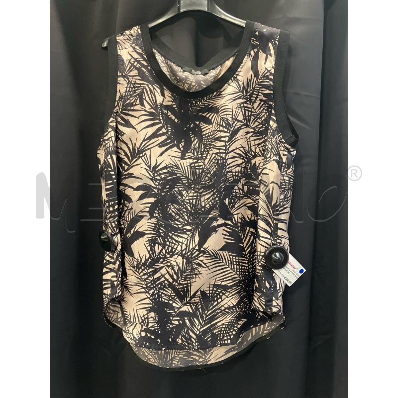 CANOTTA DONNA SEVENTY FOGLIE NE | Mercatino dell'Usato Roma eur 1