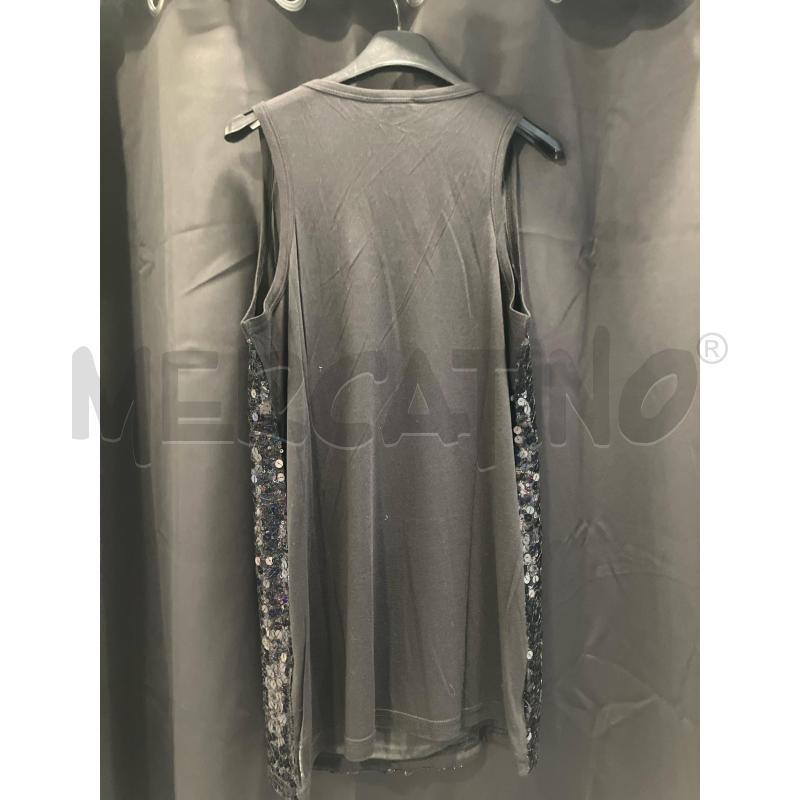 CANOTTA D ARMANI JEANS BLU PAILLETTES ETICHETTA | Mercatino dell'Usato Roma eur 3