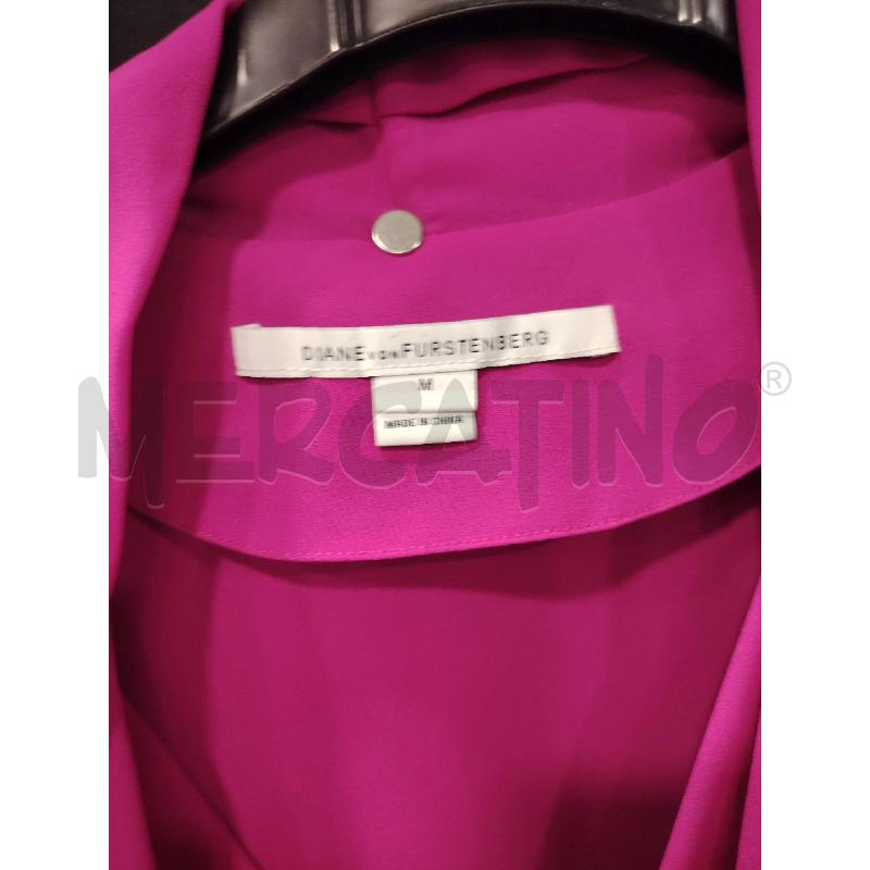 CANOTTA D DIANE VON FURSTENBERG FUCSIA SCOLLO | Mercatino dell'Usato Roma eur 2