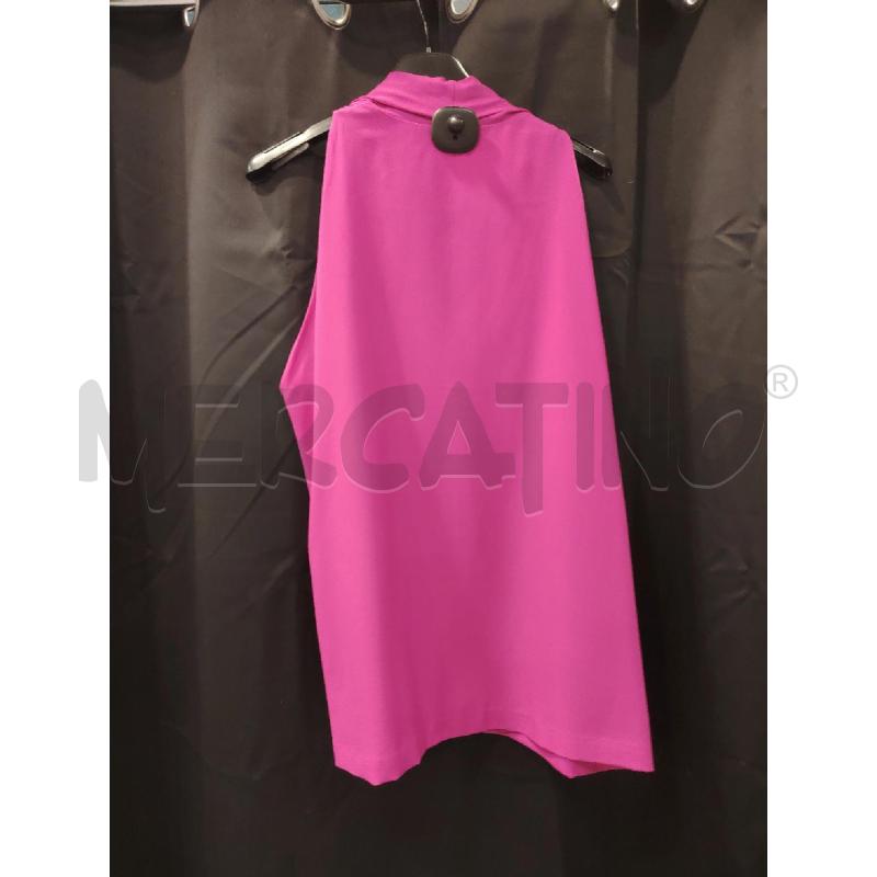 CANOTTA D DIANE VON FURSTENBERG FUCSIA SCOLLO | Mercatino dell'Usato Roma eur 3