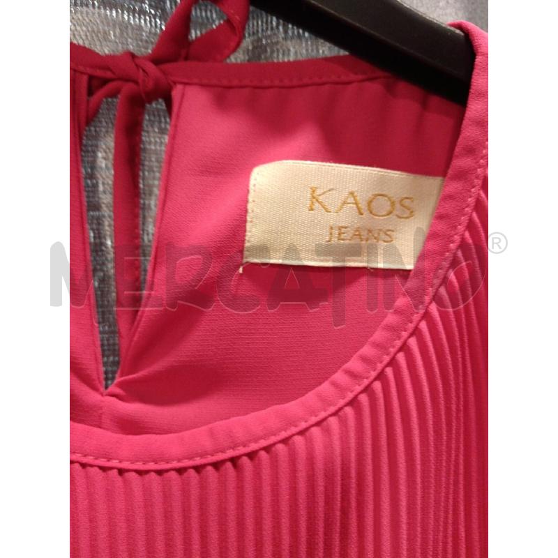 CANOTTA D KAOS RS PLISSETTATA | Mercatino dell'Usato Roma eur 2