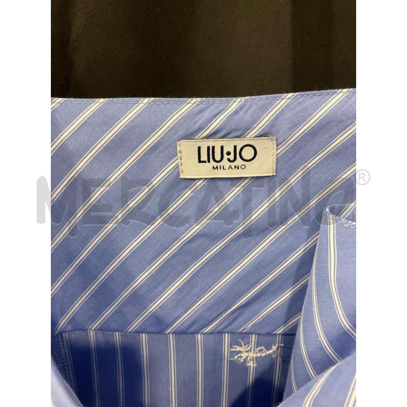 CANOTTA D LIUJO AZZ RIGHE BIA BOTT PAILETTES ARG | Mercatino dell'Usato Roma eur 2
