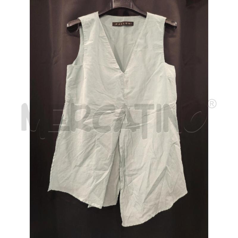 CANOTTA D MALLONI 100%COTONE VERDE ACQUA | Mercatino dell'Usato Roma eur 1