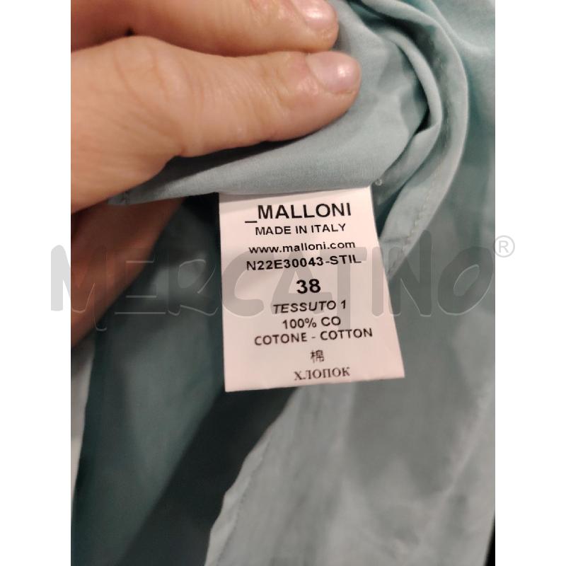 CANOTTA D MALLONI 100%COTONE VERDE ACQUA | Mercatino dell'Usato Roma eur 2