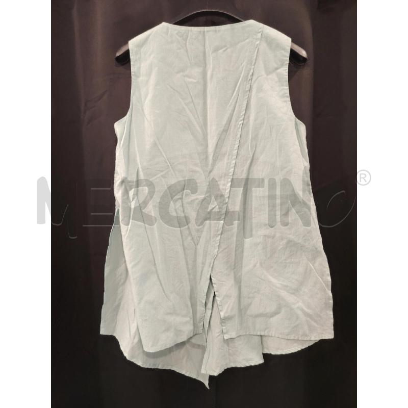 CANOTTA D MALLONI 100%COTONE VERDE ACQUA | Mercatino dell'Usato Roma eur 3