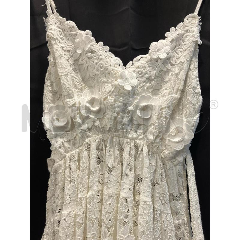 CANOTTIERA D ANTICA SARTORIA BIANCA PIZZO | Mercatino dell'Usato Roma eur 2