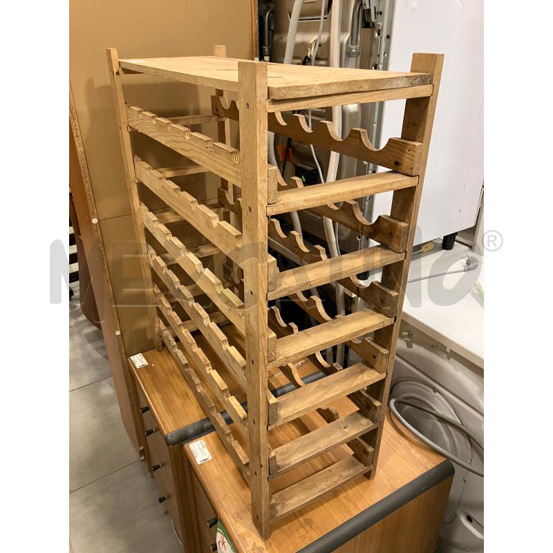 CANTINETTA LEGNO 42 BOTIGLIE | Mercatino dell'Usato Roma eur 2