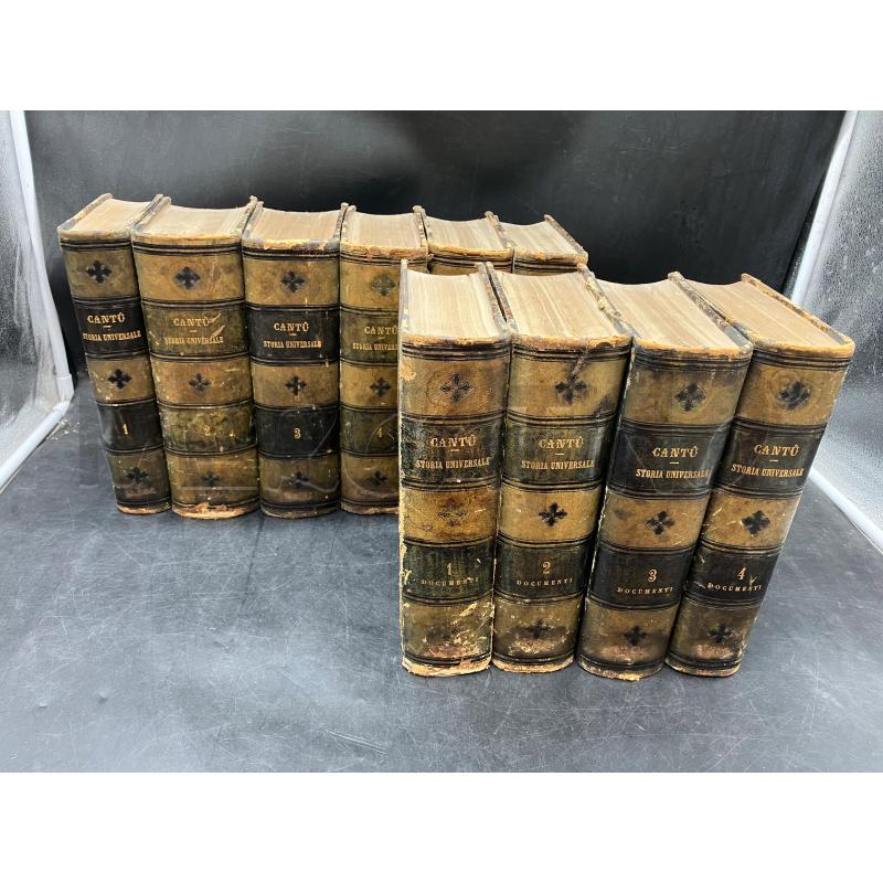 CANTÙ STORIA UNIVERSALE 10 VOLUMI 1854 | Mercatino dell'Usato Roma eur 1