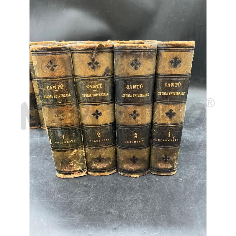 CANTÙ STORIA UNIVERSALE 10 VOLUMI 1854 | Mercatino dell'Usato Roma eur 3