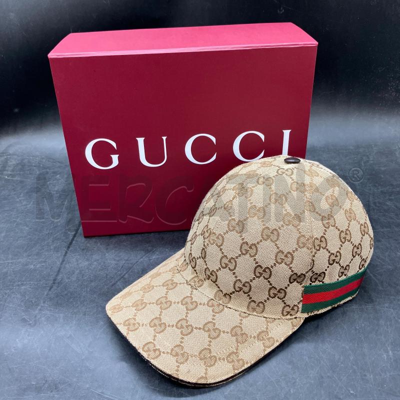 CAPPELLO GUCCI BEI MONOGRAM  | Mercatino dell'Usato Roma eur 1