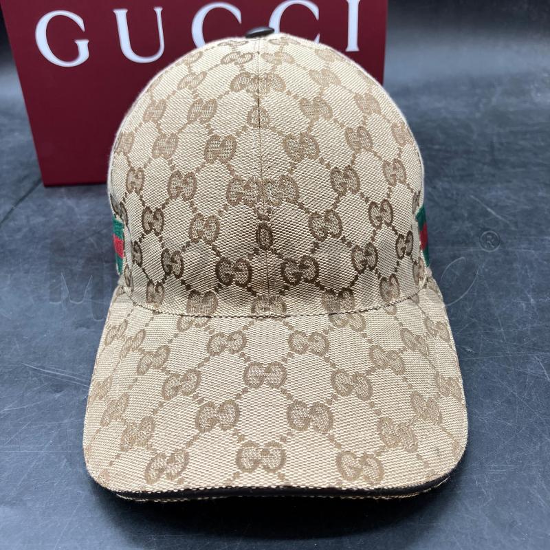CAPPELLO GUCCI BEI MONOGRAM  | Mercatino dell'Usato Roma eur 3