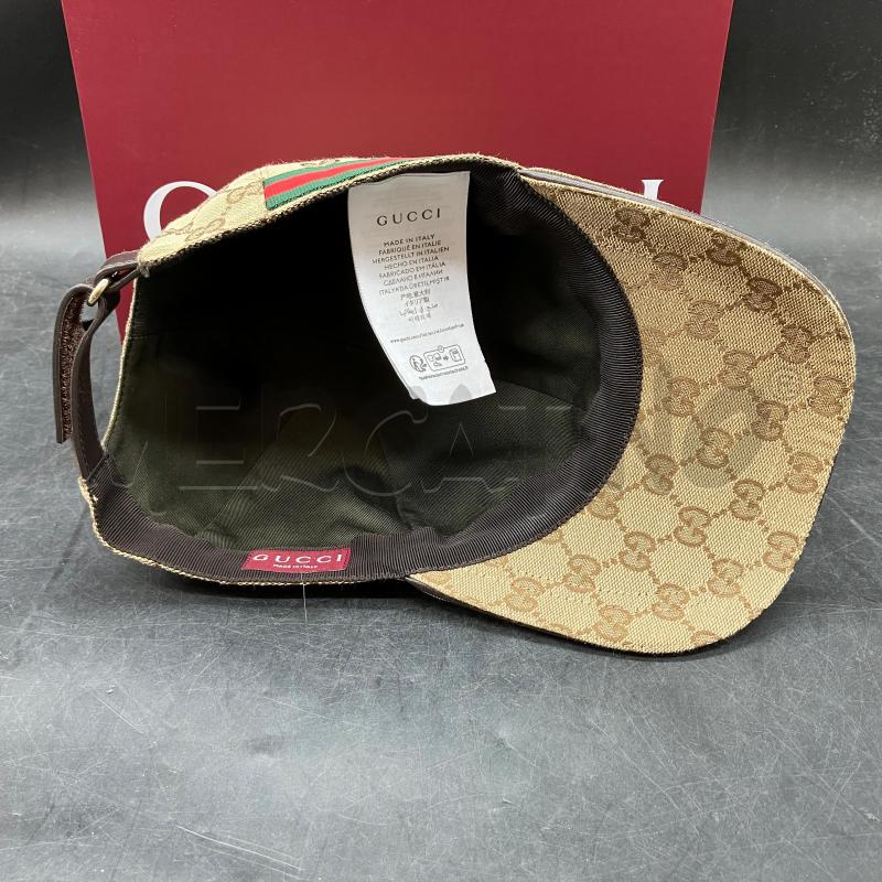 CAPPELLO GUCCI BEI MONOGRAM  | Mercatino dell'Usato Roma eur 4