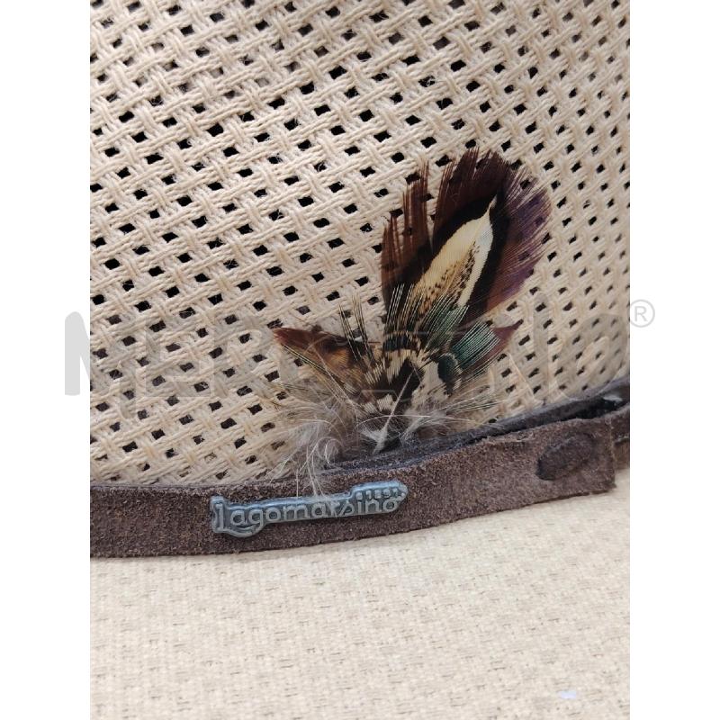 CAPPELLO LAGOMARSINO RAFIA 1891 | Mercatino dell'Usato Roma eur 2