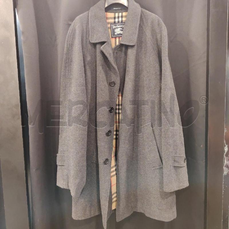 CAPPOTTO U BURBERRY GRI INT TARTAN  | Mercatino dell'Usato Roma eur 1