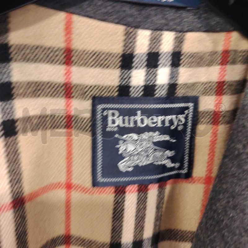 CAPPOTTO U BURBERRY GRI INT TARTAN  | Mercatino dell'Usato Roma eur 3