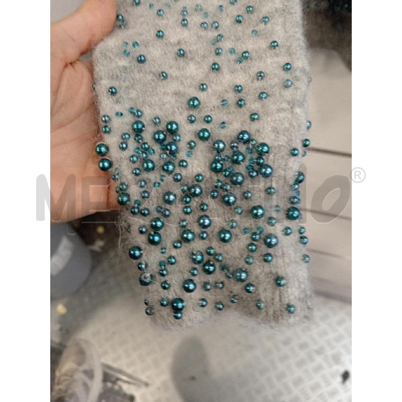 CARDIGAN D NENETTE GRI PERLINE AZZ | Mercatino dell'Usato Roma eur 3