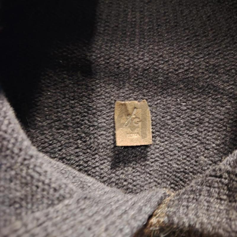 CARDIGAN U FLANELLA GRIGIA MARRONE BLU BOTT | Mercatino dell'Usato Roma eur 2