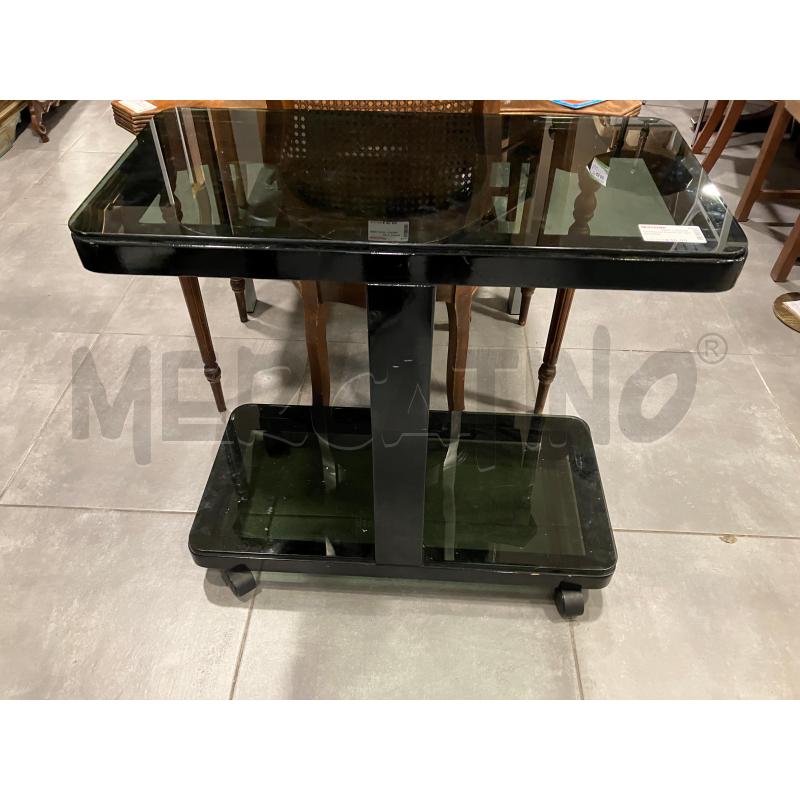 CARRELLO PORTA TV VETRO FUME  | Mercatino dell'Usato Roma eur 1