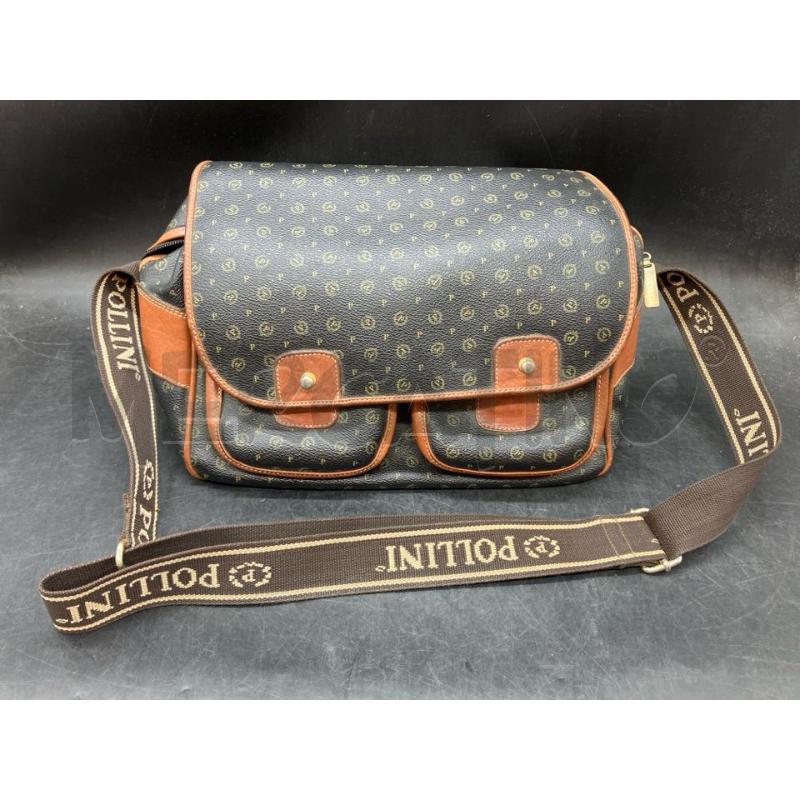 CARTELLA POLLINI NE PELLE LOGHI DUE TASCHE | Mercatino dell'Usato Roma eur 1