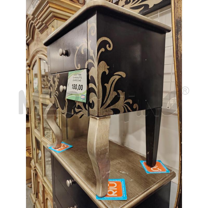 CASSETTIERA 6C+MOBILETTO 2C+SPECCHIO | Mercatino dell'Usato Roma eur 4