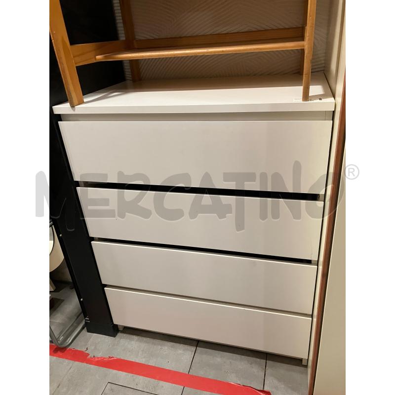 CASSETTIERA BIA 4C | Mercatino dell'Usato Roma eur 1