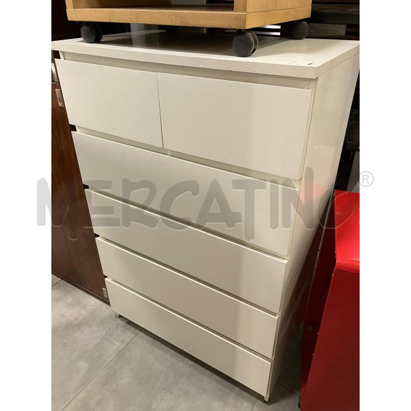 CASSETTIERA BIA 4+2 C | Mercatino dell'Usato Roma eur 1