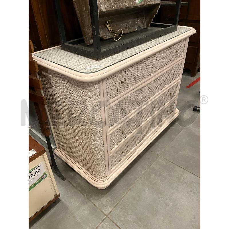 CASSETTIERA VIENNA ROSA P/VE 4C | Mercatino dell'Usato Roma eur 2