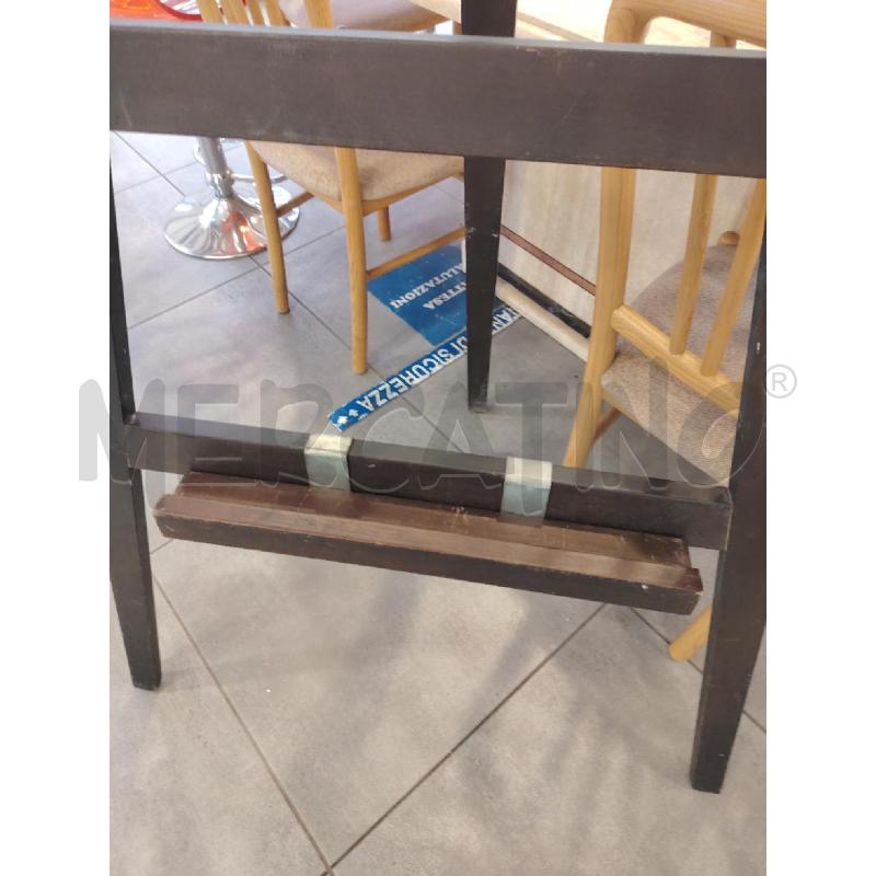 CAVALETTO LEGNO TEAK  | Mercatino dell'Usato Roma eur 2