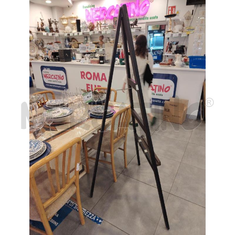 CAVALETTO LEGNO TEAK  | Mercatino dell'Usato Roma eur 3