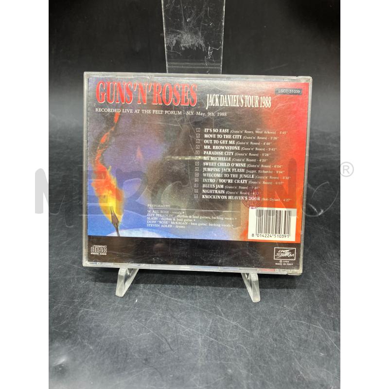 CD GUNS N' ROSES JACK DANIELS TOUR 1988 | Mercatino dell'Usato Roma eur 2