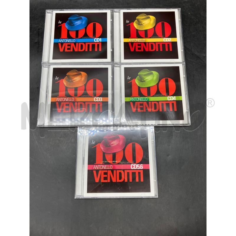 CD LE 100 CANZONI DI ANTONELLO VENDITTI | Mercatino dell'Usato Roma eur 2