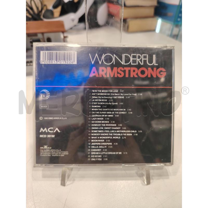 CD LOUIS ARMSTRONG WONDERFUL | Mercatino dell'Usato Roma eur 2