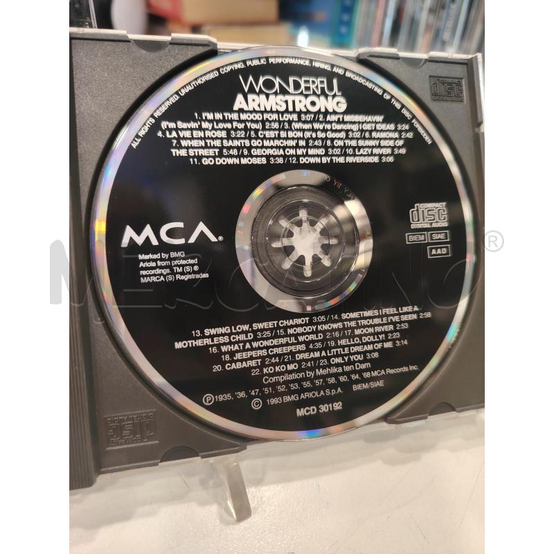 CD LOUIS ARMSTRONG WONDERFUL | Mercatino dell'Usato Roma eur 5