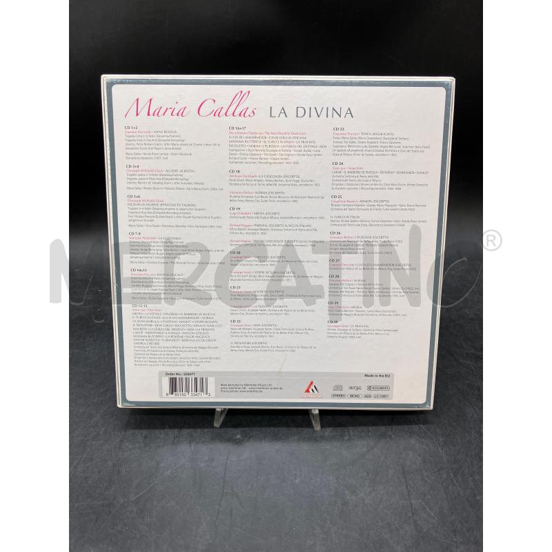 CD MARIA CALLAS LA DIVINA | Mercatino dell'Usato Roma eur 2