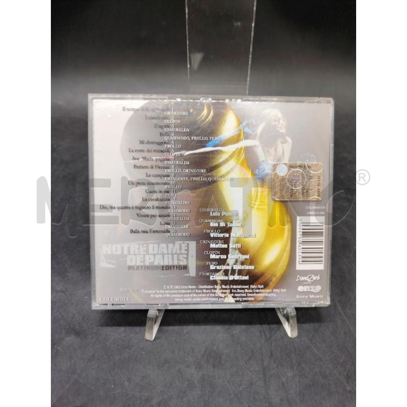 CD RICCARDO COCCIANTE NOTRE DAME DE PARIS | Mercatino dell'Usato Roma eur 2