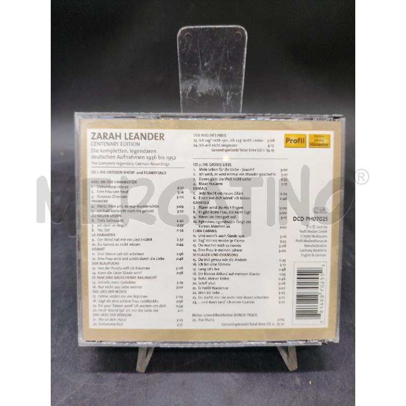 CD ZARAH LEANDER CENTENARY EDITION | Mercatino dell'Usato Roma eur 2