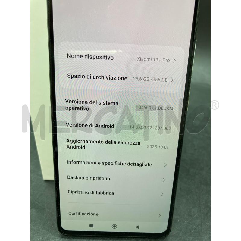 CELLULARE XIAOMI 11 T PRO | Mercatino dell'Usato Roma eur 4