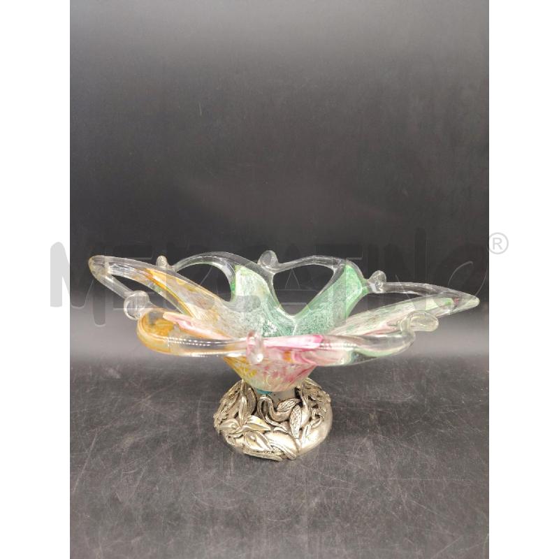 CENTROTAVOLA BASE CIGNI LAM MURANO  | Mercatino dell'Usato Roma eur 1