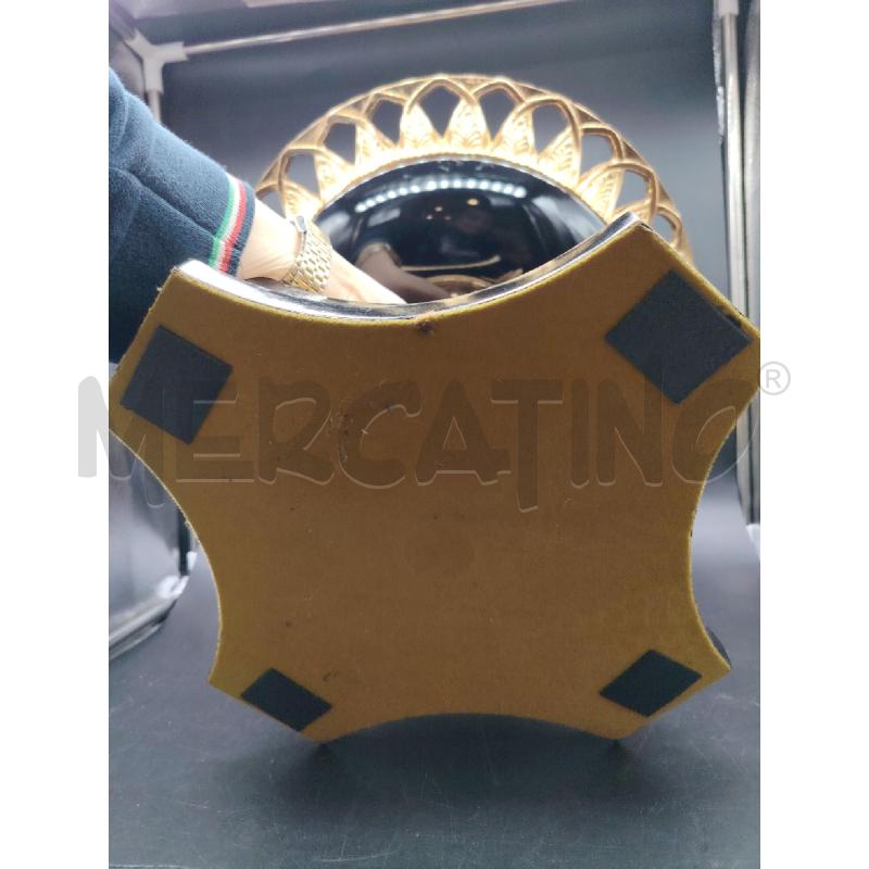 CENTROTAVOLA MET NERO INSERTI DOR | Mercatino dell'Usato Roma eur 4