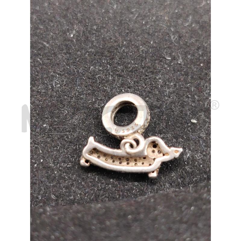 CHARM PANDORA BASSOTTO STRASS | Mercatino dell'Usato Roma eur 2