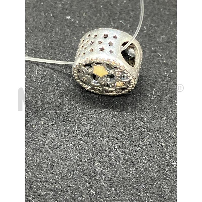 CHARM PANDORA CERCHIO STELLE | Mercatino dell'Usato Roma eur 2