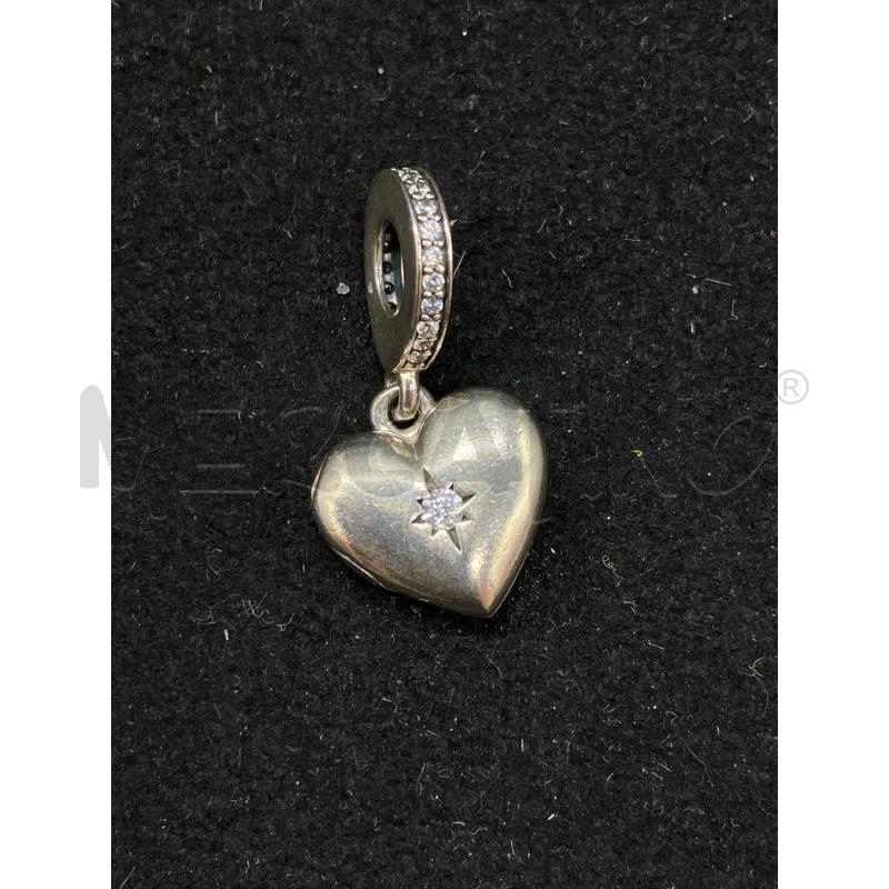 CHARM PANDORA CUORE APRIBILE | Mercatino dell'Usato Roma eur 1