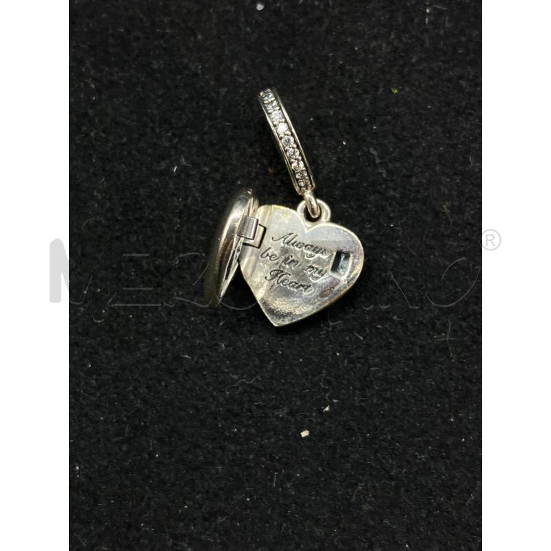 CHARM PANDORA CUORE APRIBILE | Mercatino dell'Usato Roma eur 2