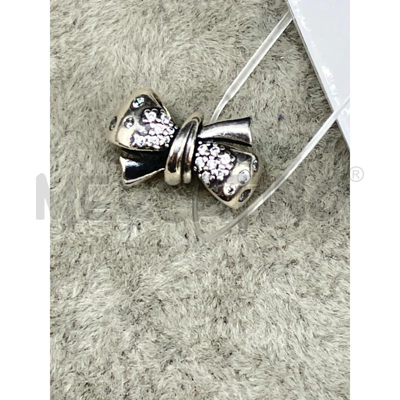 CHARM PANDORA FIOCCO STRASS | Mercatino dell'Usato Roma eur 1